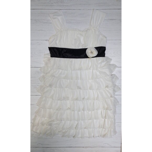 Sequin Hearts Other - White Sequin Hearts Dress (Size 14 Girls)